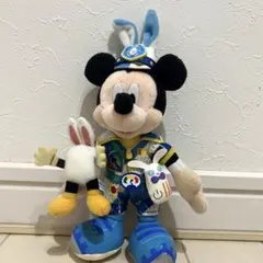 ディズニーイースター　ミッキー　ぬいぐるみバッチ