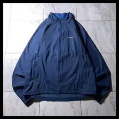 モンベル ソフトシェル フリース トレールアクションジャケット ネイビー XL