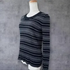 ★美品◆イエナ◆ウール100%♡3x3リブ Uネックプルオーバー