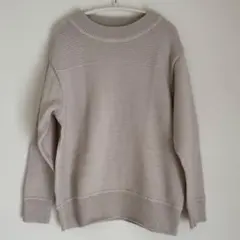 MHL. マーガレットハウエル アイボリー　クルーネック　ニット