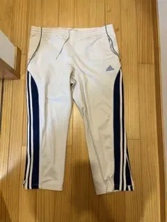 adidas ホワイト サイドストライプ パンツ　　希少00s