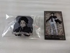 鬼滅の刃　アクリルバッジ　メモリアルクリアカード　鬼舞辻無惨