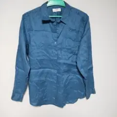 UNIQLO 長袖 シャツ XL 青