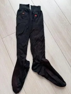 【サンプル】vivienne westwood靴下 黒タイツ風　オレンジの下地