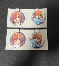 五等分の花嫁　1番くじ　中野三玖　缶バッジ