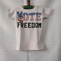 デニムダンガリーVOTE FREEDOM プリント Tシャツのサムネイル