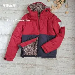 Rusty Connection ダウン風ジャケット レオパード裏地【M】美品