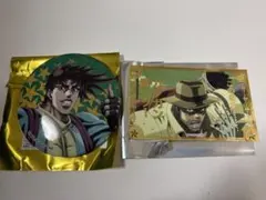 ジョジョワールド　75㎜グリッター缶バッジ第2弾　ジョセフ・ジョースター