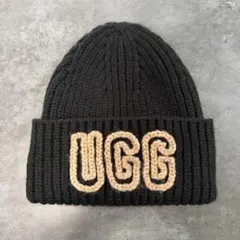 UGG ニット帽 チャンキー リブビーニー ブラック