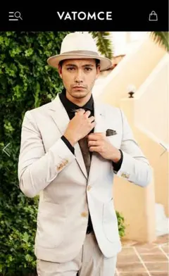 1piu1uguale3 RIB SETUP［L.BEIGE］