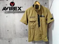 AVIREX 6105093 ナイトホーク ストレッチ スタンド ジップシャツM