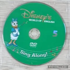62‐⑰【新子役】DWE ディズニー英語システム シングアロングDVD5巻