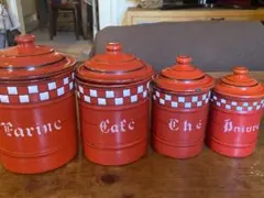 2025年最新】ホーロー キャニスター アンティークの人気アイテム