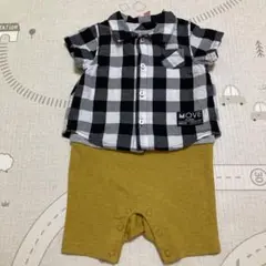 【新品未使用】ブリーズ　半袖ロンパース
