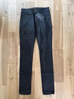 新品　サンローラン　ブラックデニムパンツ27のサムネイル