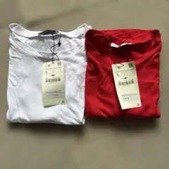 新品未使用　ZARA Lサイズ Tシャツ2枚セット