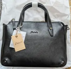 Dakota レザー ショルダーバッグ ブラック