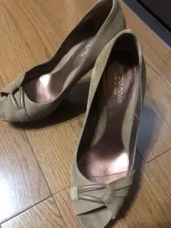 セルジオロッシ オープントゥ パンプス