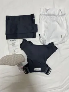 Konny 抱っこ紐 FLEX AirMesh チャコール ヘッドサポート付き