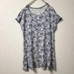 【GIANNI LO GIUDICE】花柄総柄チュニック 36 S イトキンのサムネイル