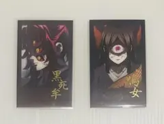 鬼滅の刃 ダイニング お楽しみくじ チェキ風ブロマイド 黒死牟 鳴女