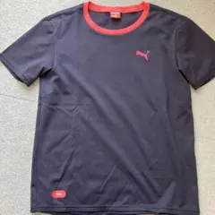 PUMA 半袖Tシャツ ブラック/オレンジ　S