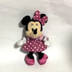 【東京ディズニーリゾート】ミニーマウス ぬいぐるみバッジ キーホルダー 34th