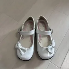 キッズ　フォーマルシューズ　ホワイト　17.0cm