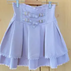 LIZLISA 2連リボンベルトスカパン