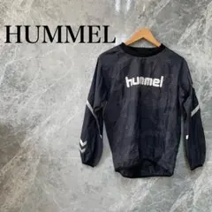 HUMMEL ヒュンメル メンズ L 黒 ピステ トレーニングトップ 상태좋음