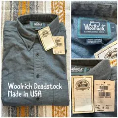 【デッドストック】80年代WoolrichウールリッチビンテージネルシャツUSA