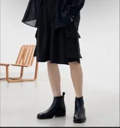 LIDNM LINEN WOOL PINHEAD SHORTS - メルカリ