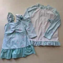 子供用水着 ラッシュガード ワンピース水着 130