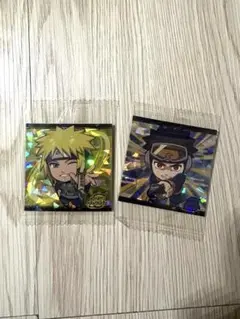 NARUTO ナルト ウエハース ステッカー ミナト オビト