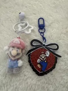 マリオ キーホルダー 2個セット