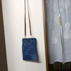 デニムショルダーバッグ