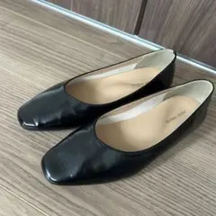 GLOBAL WORK らくっション撥水フィットパンプス　黒M