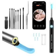 カメラ付き耳かき WiFi接続 LEDライト 耳掃除 Type-C充電