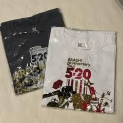 【2/22まで限定出品】嵐 5×20 Tシャツ グレー ホワイト　2点セット