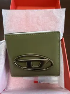 DIESEL カーキ ウォレットケース