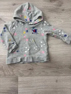Champion フード付きトレーナー 90サイズ グレー