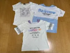子供服 女の子 ジュニア服 半袖Tシャツ 150cm 160cm 3着まとめ売り