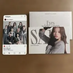twice サナ トレカ Eyes wide open 特典カード SANA