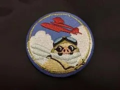 スタジオジブリ 紅の豚 刺繍ブローチ