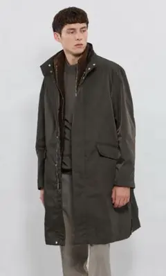 【新品・試着のみ】BILTON 高密度ポリエステル スタンドカラーコートのサムネイル