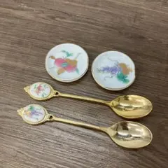 E壁 NIMEI 1953 デザートセット ティースプーン 豆皿 スプーンレスト