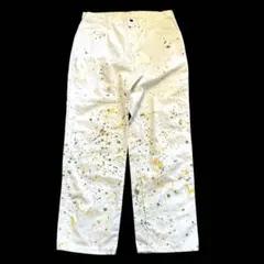 Dickes ペンキペインターパンツ ディッキーズ 白 ペイントダメージ W87 Dickes ペンキペインターパンツ ディッキーズ 白 ペイント