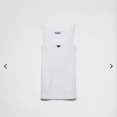 【★お値下げ★】PRADA タンクトップ ホワイト