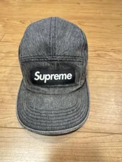 Supreme グレーキャップ デニム風
