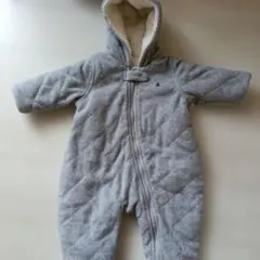 babyGap フード付きロンパース 70cm グレー